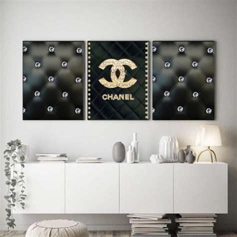 coco chanel wall art|Chanel inspired wall art.